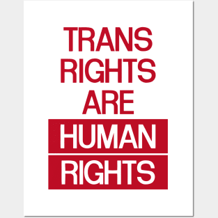 Trans Rights Are Human Rights Posters and Art